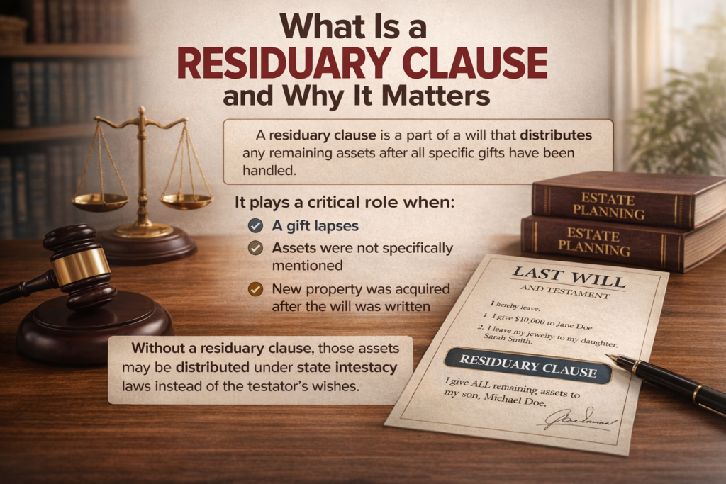What Is a Residuary Clause and Why It Matters
