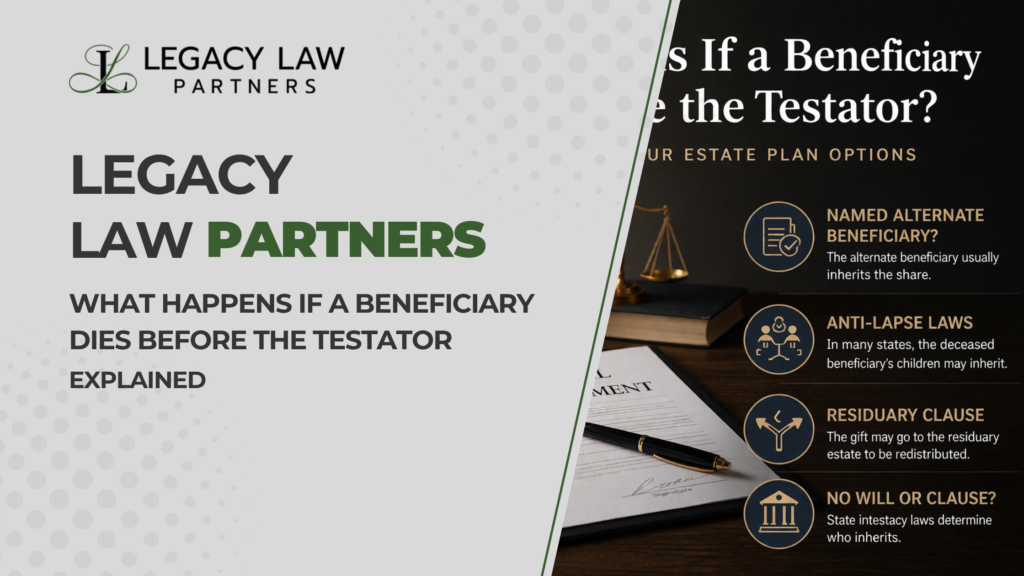 What Happens If a Beneficiary Dies Before the Testator