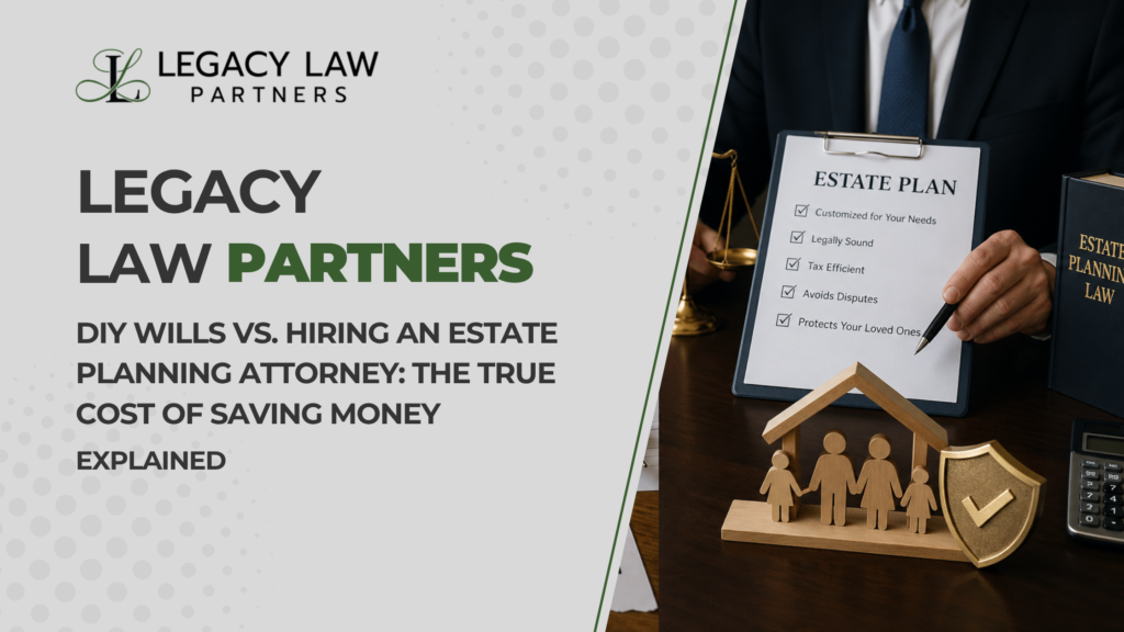 DIY Wills vs. Hiring an Estate Planning Attorney: The True Cost of Saving Money