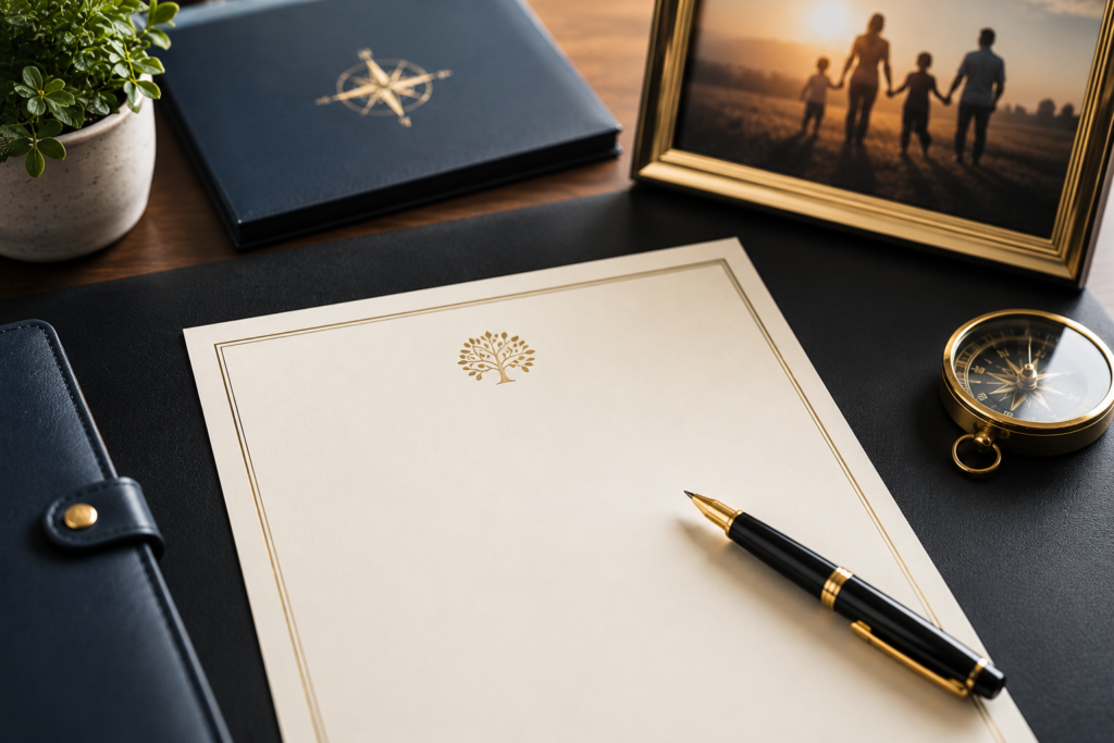 Letter of Intent or Personal Instructions
