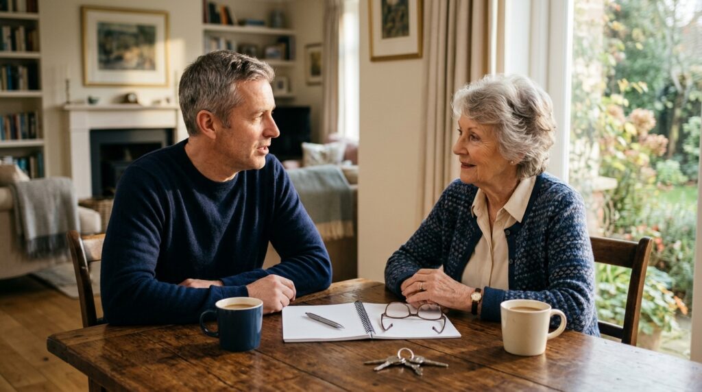 Family discussing how to choose the right executor for a Connecticut will