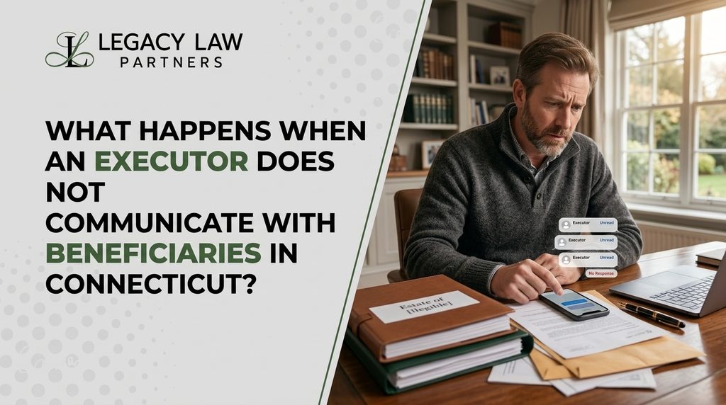 Executor communicating with estate beneficiaries in Connecticut